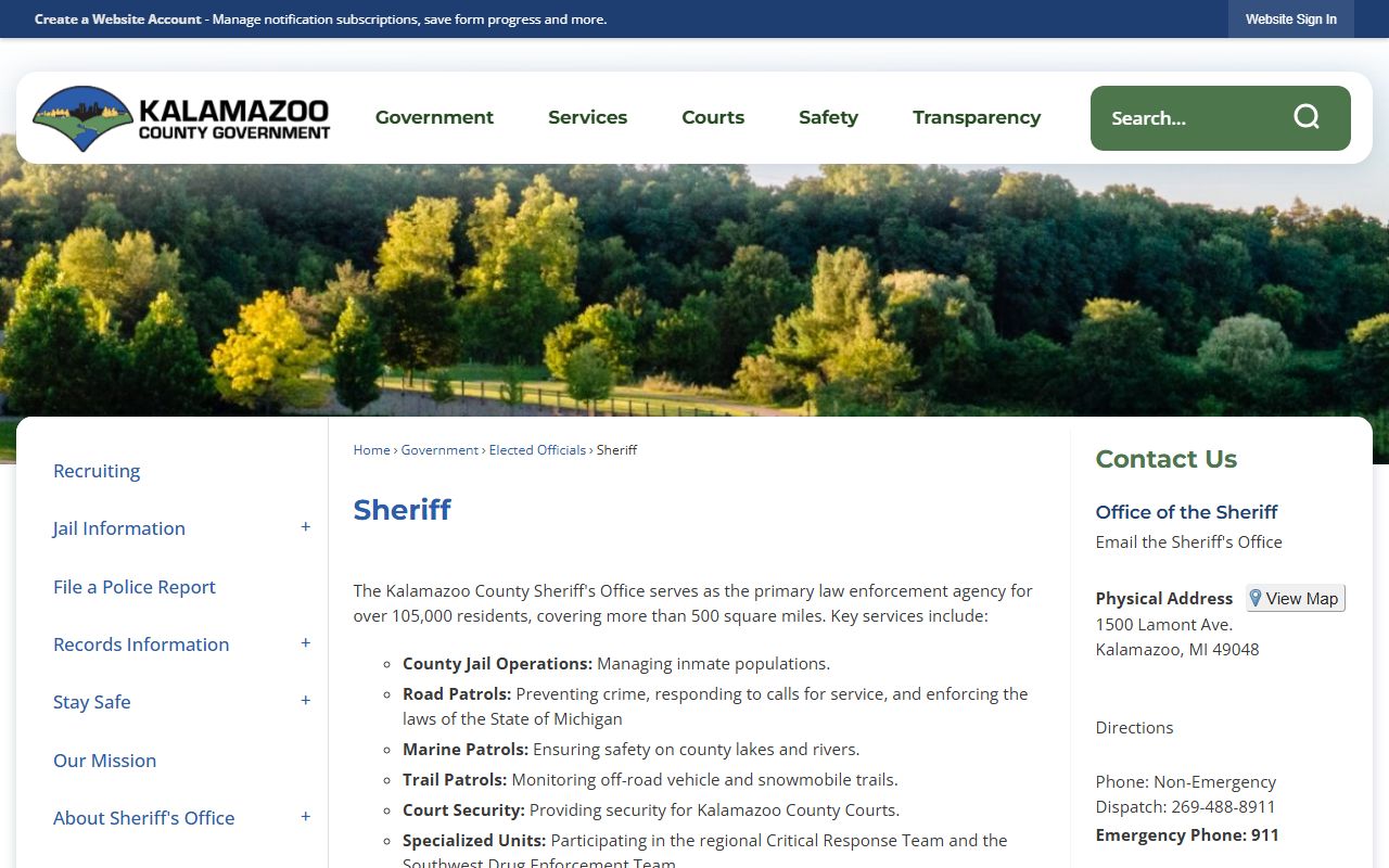 Kalamazoo residents directory county public records search portal