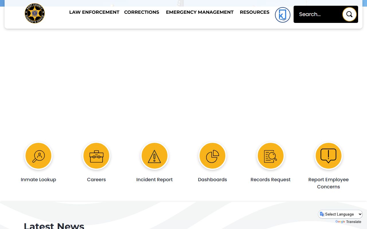 Kent County residents directory sheriff office website